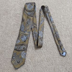 John W. Nordstrom Paisley 100% Silk Tie
